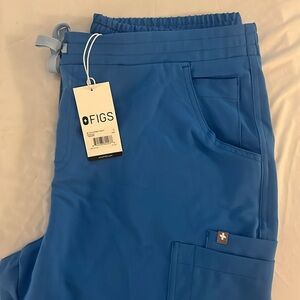 FIGS Capri Blue Yola- Skinny Scrub Pants